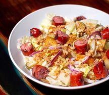 Теплый салат 