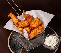 Креветки в кляре 