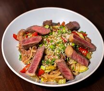 Удон с мраморной говядиной 