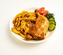 Курица с картошкой фри