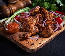 Шашлык из куриного крыла