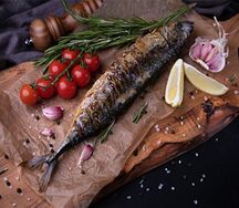 Скумбрия на углях