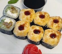 Запеченный с курочкой