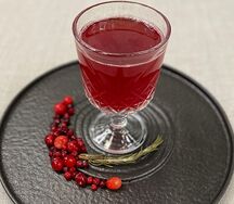 Морс Брусника-клюква собственного приготовления