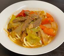Лагман с говядиной
