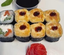 Запеченный с лососем