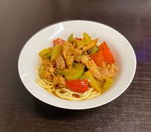 Лагман с курицей