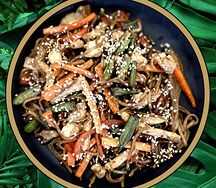  Соба с говядиной