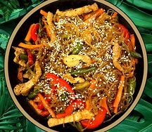 Фунчоза с курицей