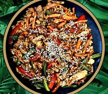 Рис по-азиатски с курицей