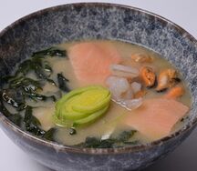 Мисо-суп с морепродуктами