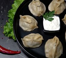 Манты с мясом