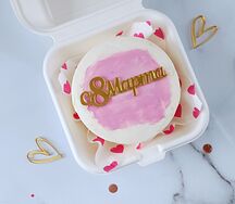 Бенто торт с 8 марта акриловый топпер