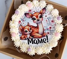 Бенто-торт Маме с оленями