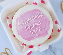 Бенто торт А тюльпаны подарит папа