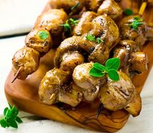 Запечённые шампиньоны