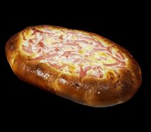 Багет с колбасой и сыром 