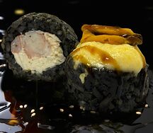 Запечённый с мидиями