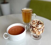 Комбо-обед с супом и десертом Сникерс 