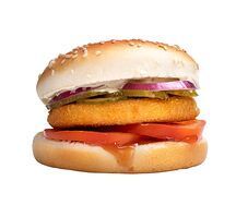 Гамбургер с курицей