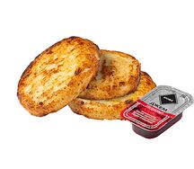 Сырники с клубничным джемом