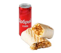 Шаурма и напиток