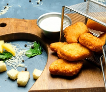 Золотистые куриные дольки