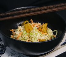 Коул слоу с ананасом кимчи