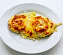Филе куриное на капустном срезе