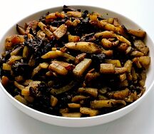 Картошка, жаренная с грибами