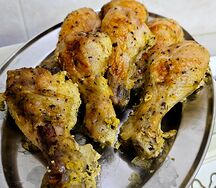 Голень куриная запеченная