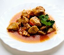Поджарка из свинины