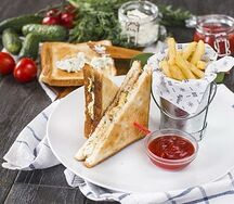 Сэндвич с куриной начинкой