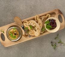 Паштет из куриной печени с луковым мармеладом