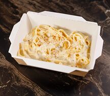 Паста Казаречче с соусом blue cheese