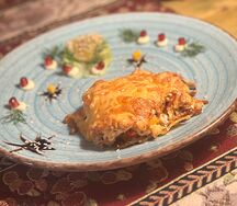 Форель, запеченная с овощами