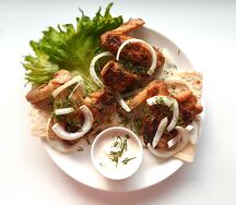 Шашлык из куриных крылышек