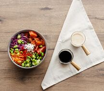 Боул с лососем