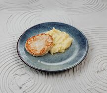 Куриная котлета с пюре