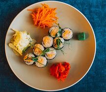 Мини-ролл с крабом