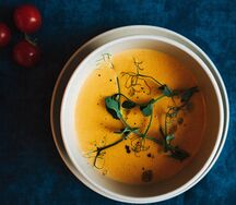 Крем-суп из лосося