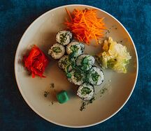 Мини-ролл с огурцом