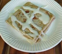 Блин со сгущенным молоком