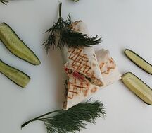 Шаурма с тигровыми креветками 