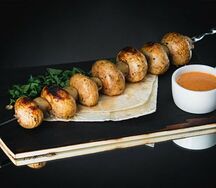Шашлык из картофеля