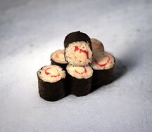 Простой ролл с крабом