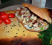 Шаверма из Курицы в Пите большая