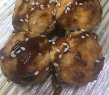 Ролл, запеченный с курицей