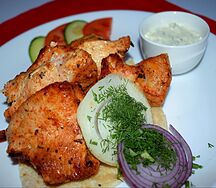 Шашлыки из куриной грудки
