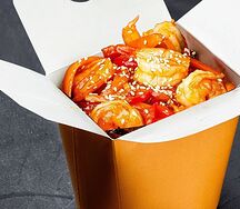 Креветки терияки